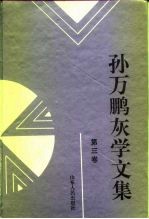 孙万鹏灰学文集 第3卷