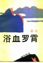 浴血罗霄 长篇小说