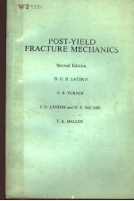 POST-YIELD FRACTURE MECHANICS Second Edition