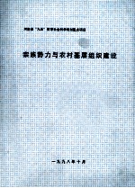 宗族势力与农村基层组织建设调研报告
