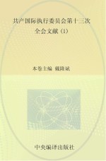 共产国际执行委员会第十三次全会文献 1