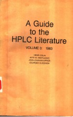 A Guide to the HPLC Literature