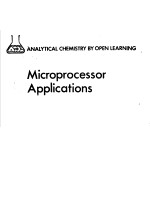 MICROPROCESSOF APPLICATIONS ANALYTICAL CHEMISTRY BY OPEN LEARNING