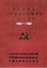 中国共产党辽宁省阜新市细河区组织史资料 1953-1987