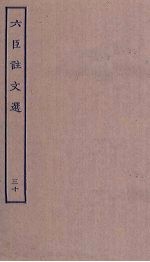 六臣注文选 30