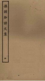 孙渊如诗文集 4