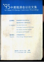 ’93中美能源会议论文集