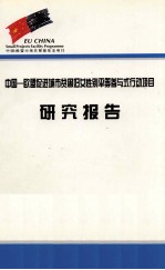 中国 欧盟促进城市贫困妇女性别平等参与式行动项目研究报告