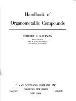 HANDBOOK OF ORGANOMETALLIC COMPOUNDS