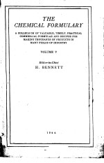 The Chemical Formulary VOLUME Ⅴ