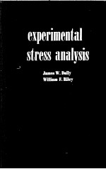 EXPERIMENTAL STRESS ANALYSIS
