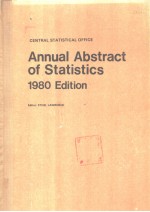Annual Abstract of Statistics 1980 Edition
