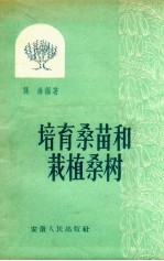 培育桑苗和栽植桑树