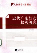 近代广东妇女权利研究 人权法、法制史 以20世纪20-30年代中期的情形为例