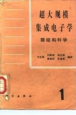 超大规模集成电子学 微结构科学 第1册