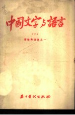 中国文字与语言 中