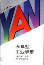 无机盐工业手册 下