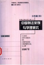 中国刑法案例与学理研究 分则篇 4 侵犯财产罪