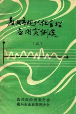 嘉兴市现代化管理应用实例选 3