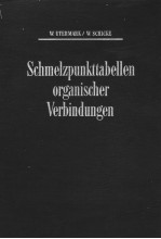 SCHMELZPUNKTTABELLEN ORGANISCHER VERBINDUNGEN