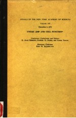 CYCLIC AMP AND CELL FUNCTION