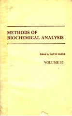 METHODS OF BIOCHEMICAL ANALYSIS VOLUME 33