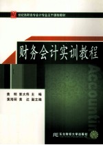财务会计实训教程 高职高专会计主干课