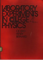 Laboratory Experiments in College Physics 4th edition