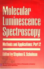 MOLEULAR LUMINESCENCE SPECTROSCOPY METHODS AND APPLICATIONS: PART 2