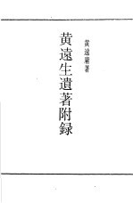 黄远生遗著附录