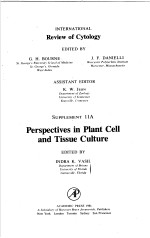 INTERNATIONAL REVIEW OF CYTOLOGY SUPPLEMENT 11A PERSPECTIVES IN PLANT CELL AND TISSUE CULTURE