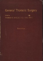GENERAL THORACIC SURGERY SECOND EDITION