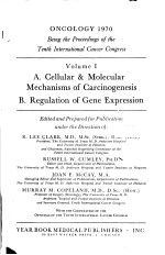 ONCOLOGY VOLUME 1 1970