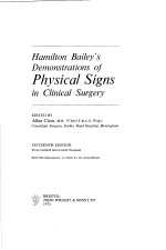 HAMILTON BAILEY'S PHYSICAL SIGNS IN CLINICAL SURGERY FIFTEENTH EDITION