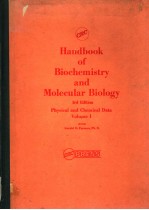HANDBOOK OF BIOCHEMISTRY AND MOLECULAR BIOLOGY 3RD EDITION VOLUME I