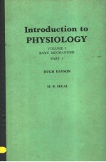 INTRODUCTION TO PHYSIOLOGY VOLUME 1 BASIC MECHANISMS PART 1