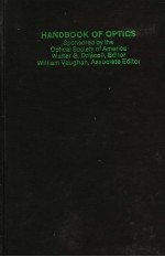 HANDBOOK OF OPTICS SPONSORED BY THE OPTICAL SOCIETY OF AMERICA