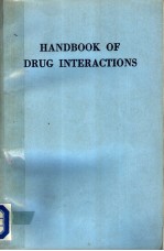 HANDBOOK OF DRUG INTERACTIONS