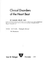 CLINICAL DISORDERS OF THE HEART BEAT THIRD EDITION，THOROUGHLY REVISED