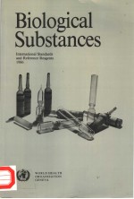 BIOLOGICAL SUBSTANCES INTERNATIONAL STANDARDS AND REFERENCE REAGENTS 1986