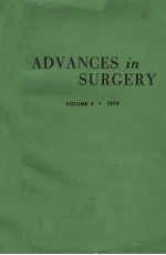 ADVANCES IN SURGERY VOLUME 4 1970