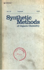 SYNTHETIC METHODS OF ORGANIC CHEMISTRY VOL.30
