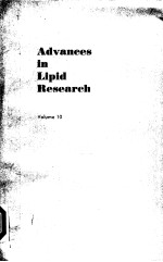 ADVANCES IN LIPID RESEARCH VOLUM 10