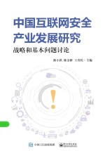 中国互联网安全产业发展研究 战略和基本问题讨论