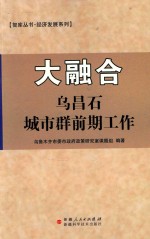 大融合 乌昌石城市群前期工作