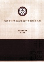 河南省非物质文化遗产普查成果汇编 平顶山市类别卷 手工技艺 6