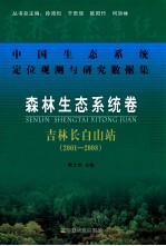 中国生态系统定位观测与研究数据集 农田生态系统卷 吉林长白山站 2001-2008