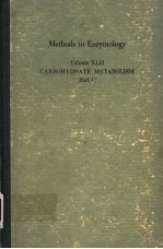 METHODS IN ENZYMOLOGY VOLUME XLII CARBOHYDRATE METABOLISM PART C