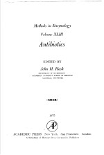 METHODS IN ENXYMOLOGY VOLUME XLIII ANTIBIOTICS