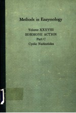 METHODS IN ENZYMOLOGY VOLUME XXXVIII HORMONE ACTION PART C CYCLIC NUCLEOTIDES